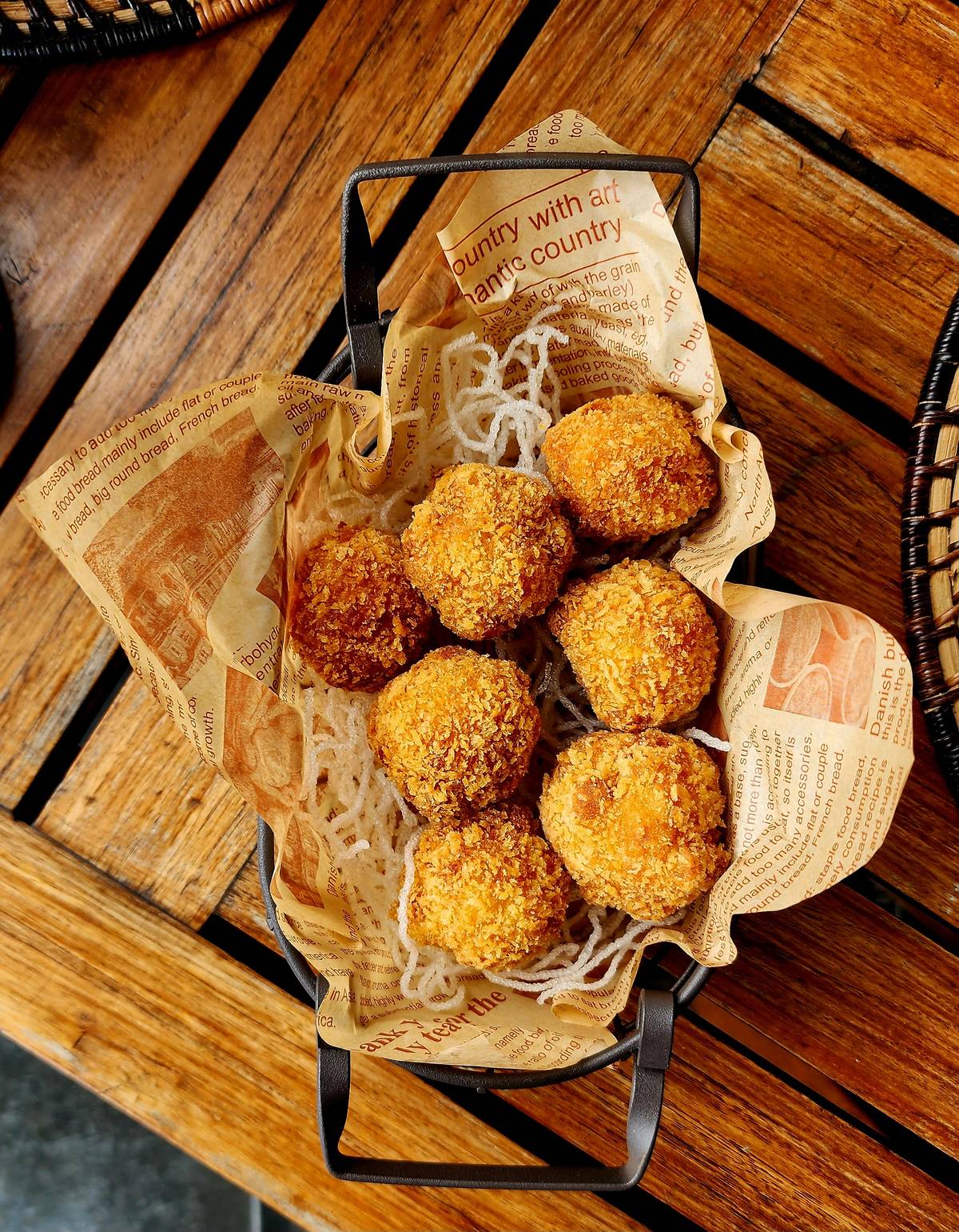 Crispy Mac and Cheese Balls.